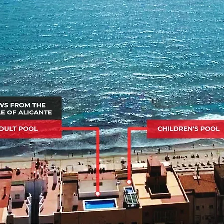 Centrico, Reformado, Frente A Playa De Y Piscina Appartement *