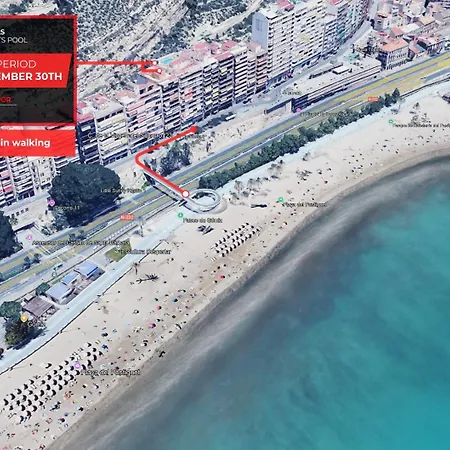 Centrico, Reformado, Frente A Playa De Y Piscina Apartment